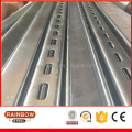 Pre-galvanized or hot-dip galvanized unistrut channel